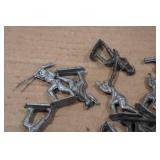 Vintage Cast Metal Miniature Army Men