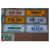 Assorted Collectible Mini License Plates