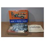 Hubley Model A Station Wagon Metal Car Kit