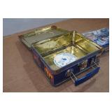 *3* Metal Novelty Lunch Boxes - Superman, Lionel, NASCAR