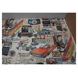 Vintage Style Printed Fabric - CB Radio
