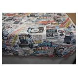 Vintage Style Printed Fabric - CB Radio