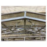 Hand Crafted Metal Garden Arbor