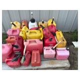 Group  of Poly Fuel Containers