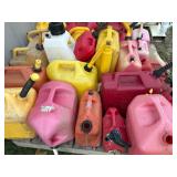 Group  of Poly Fuel Containers