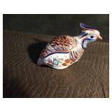 Hand-painted Mexican pottery signed by artist