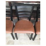 Large Dining Room Table with 6 Chairs and One Bench