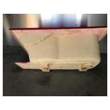 Splendor Acrylic 5 feet Freestanding Bathtub in red