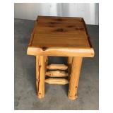 Log End Table
