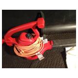 Electric Toro leaf blower with attachments