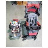 Chicco brand Baby stroller with interchangeable infant car seat