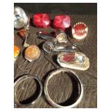 several vehicle lights