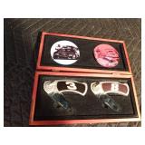 Earnhardt pocketknife collection in wood case