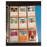 Binder of 90 Pokémon trading cards
