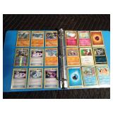 Binder of 90 Pokémon trading cards