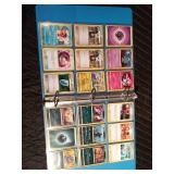 Binder of 90 Pokémon trading cards