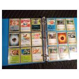 Binder of 90 Pokémon trading cards