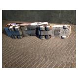 Battery operated semi-truck and trailer