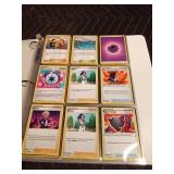 Binder of 90 Pokémon trading cards