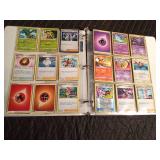 Binder of 90 Pokémon trading cards