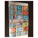 Binder of 90 Pokémon trading cards