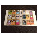Binder of 90 Pokémon trading cards