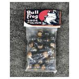 1 Bag Of Bull Frog Shoe Polish Promo Marbles