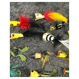 Lot of Collectible Fly Fishing Poppers and More