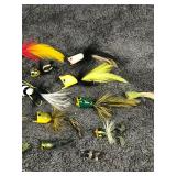Lot of Collectible Fly Fishing Poppers and More