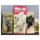 Lot of 5 Collectible Fly Fishing Lures in Original Packages