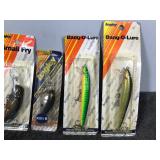 Lot of 5 Bagley Fishing Lures in Original Packages