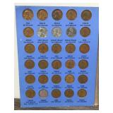Book of Collectible Lincoln Head Cent Pennie’s - Wheat Pennies - Steel War Pennie’s & Regular Pennie’s