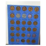 Book of Collectible Lincoln Cent Pennie’s - Wheat Pennies / Steel War Pennie’s and Regular Pennie’s