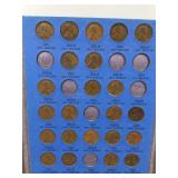 Book of Collectible Lincoln Cent Pennie’s - Wheat Pennies / Steel War Pennie’s and Regular Pennie’s