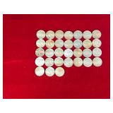 Lot of 31 Buffalo Head Indian Nickels