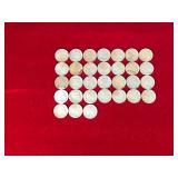 Lot of 31 Buffalo Head Indian Nickels