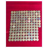 Lot of 128 Wheat Pennies