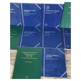 Lot of 12 Empty Coin Collector Books