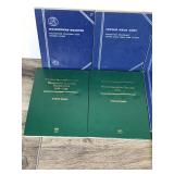 Lot of 12 Empty Coin Collector Books