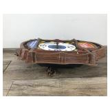 1976 Schmidt Beer Lighted Wall Hanging Clock / Sign