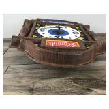 1976 Schmidt Beer Lighted Wall Hanging Clock / Sign