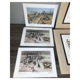 15 Les Kouba Small Collectible Prints - All of them are signed but 5 of them are Numbered and Signed