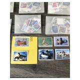 Large Lot of Collectible Stamps with Stamp Book