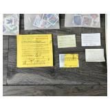 Large Lot of Collectible Stamps with Stamp Book