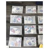 Large Lot of Collectible Stamps with Stamp Book