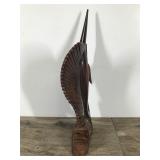 Hand Carved Ironwood Sailfish