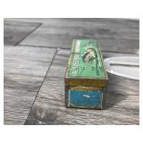 Vintage AL Foss Pork Rind Minnow Fishing Lure in Metal Box