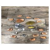 Lot of Vintage Collectible Fishing Lures - see description for more info
