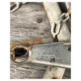 Lot of 4 Vintage Metal Fishing Stringers