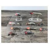 Lot of 10 Heddon Collectible Fishing Lures - see description for more info